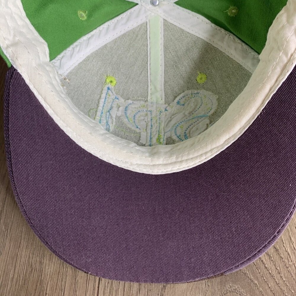 SP1 Raised Patch Blue Letters Ball Cap Green Adj Snapback Embroidery Texas - Picture 10 of 10